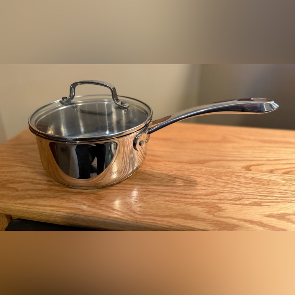 Cuisinart 1.5 Quart Saucepan w/Cover, Stainless Steel